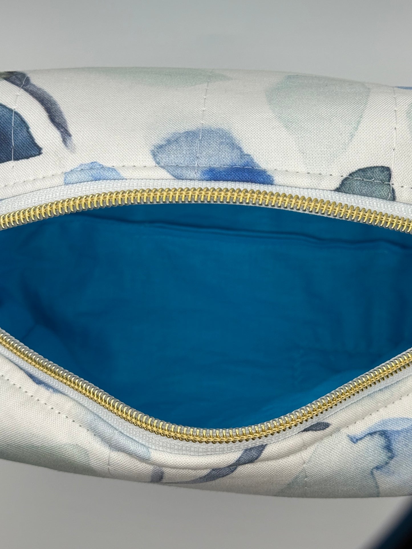 Azure Bloom Carry-All Pouch (Mini)