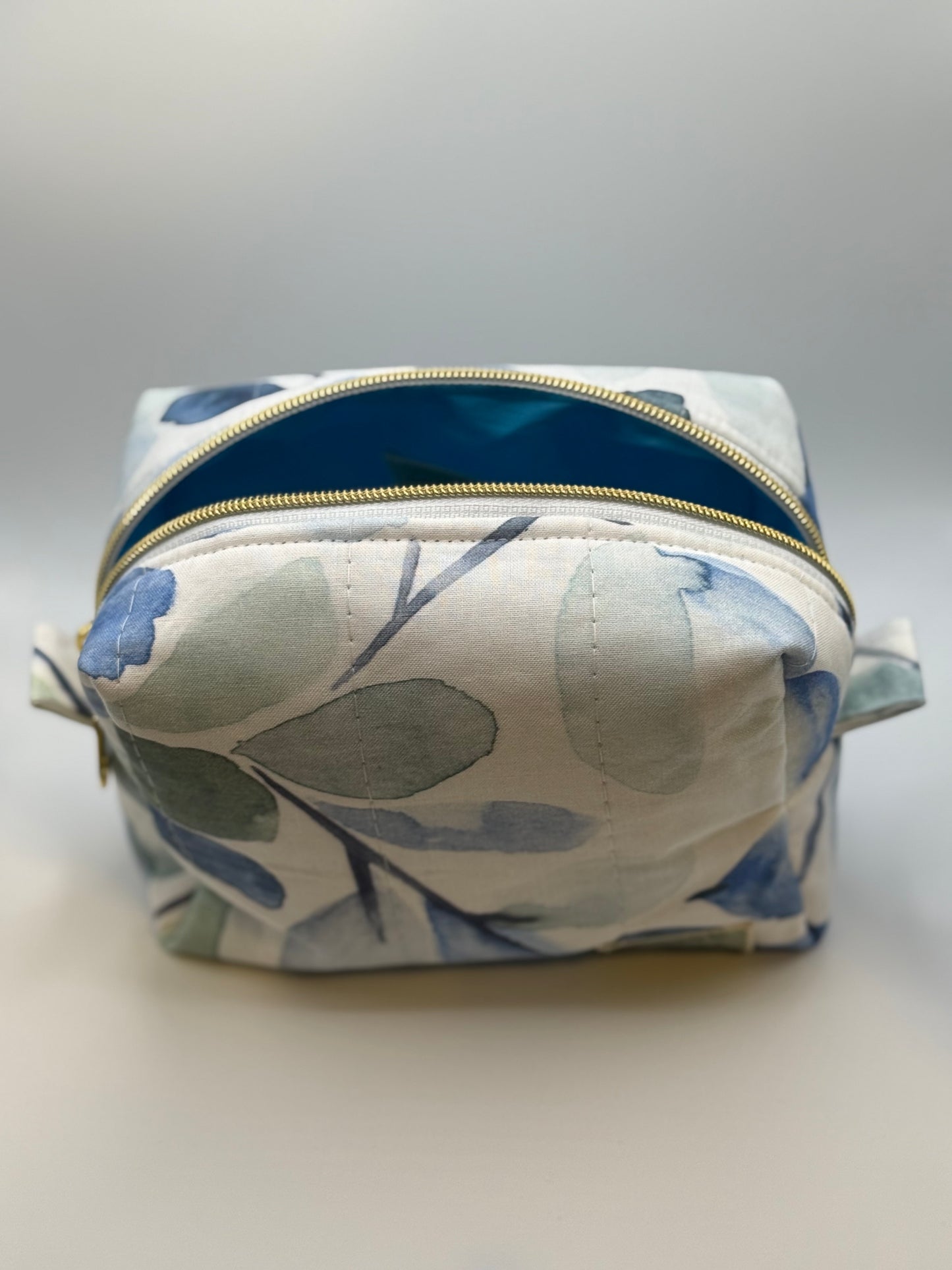 Azure Bloom Carry-All Pouch (Mini)