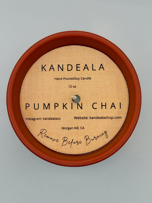 Pumpkin Chai Soy Candle – Warm Autumn Comfort & Cozy Home Vibes