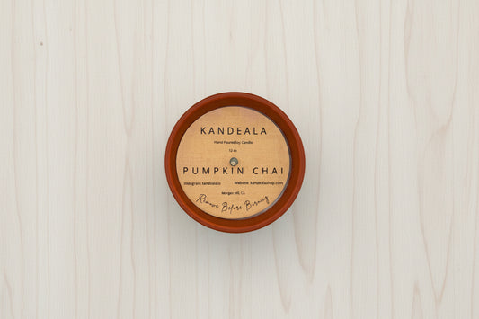 Pumpkin Chai Soy Candle – Warm Autumn Comfort & Cozy Home Vibes