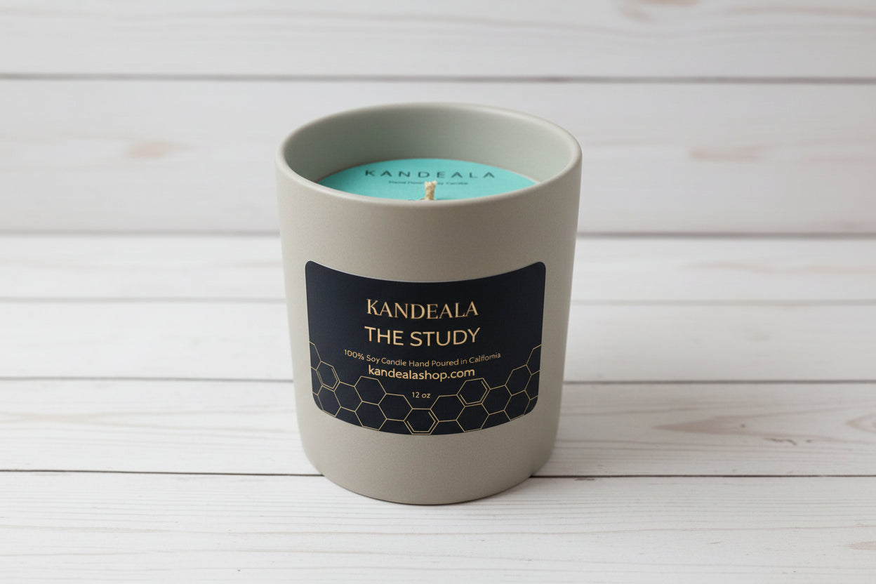 The Study Soy Candle - Old World Study Atmosphere