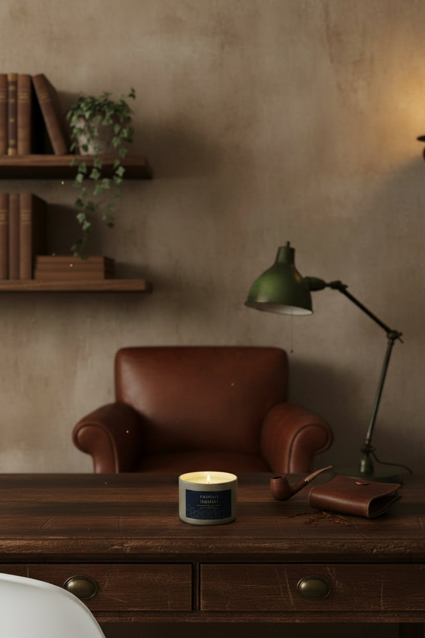 The Study Soy Candle (5 oz) - Old World Study Atmosphere