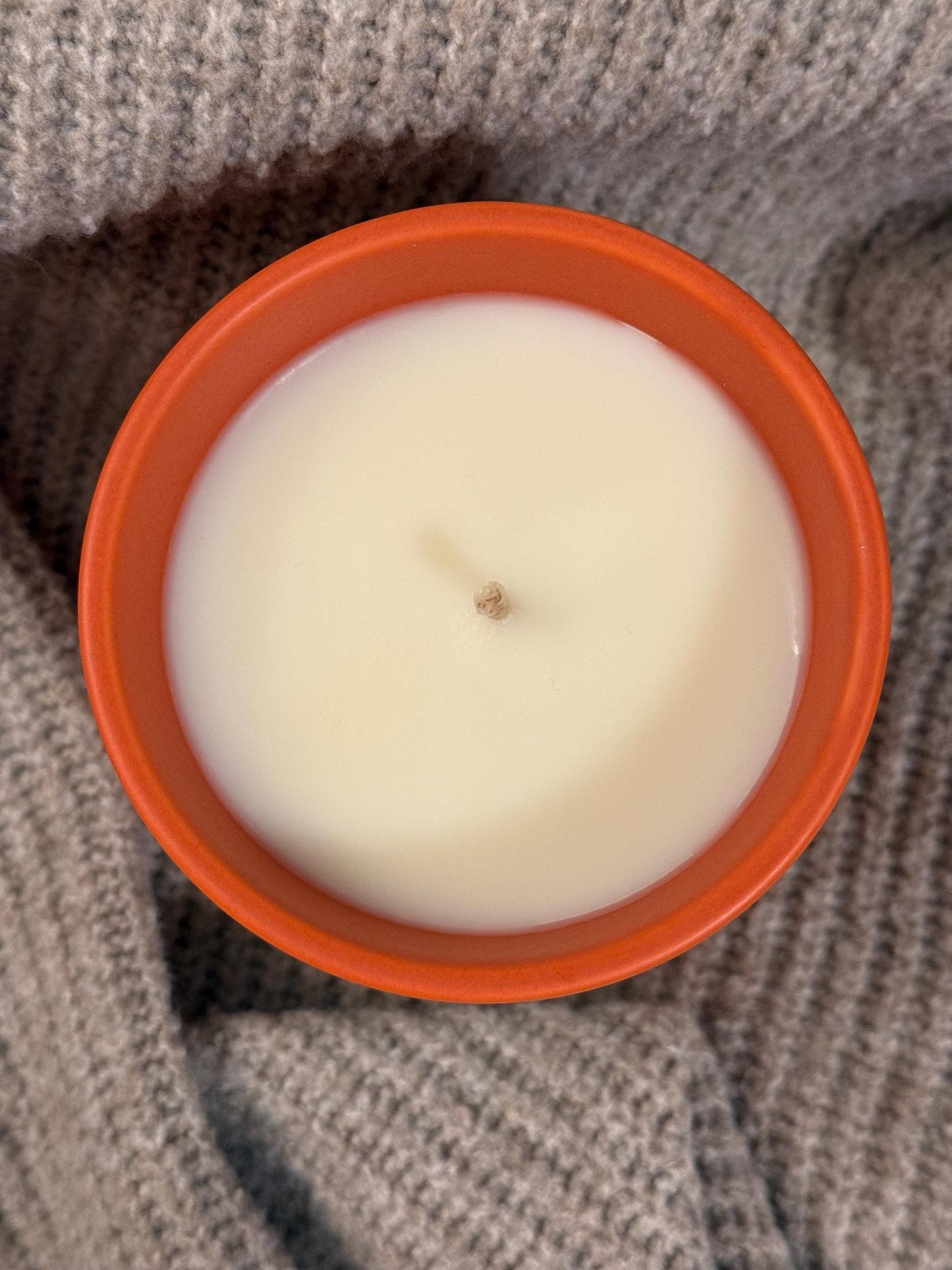 Nordic Serenity 12 oz - white soy candle, reusable ceramic jar, gift for her, gift for him, holiday gift, clean scent, birthday gift
