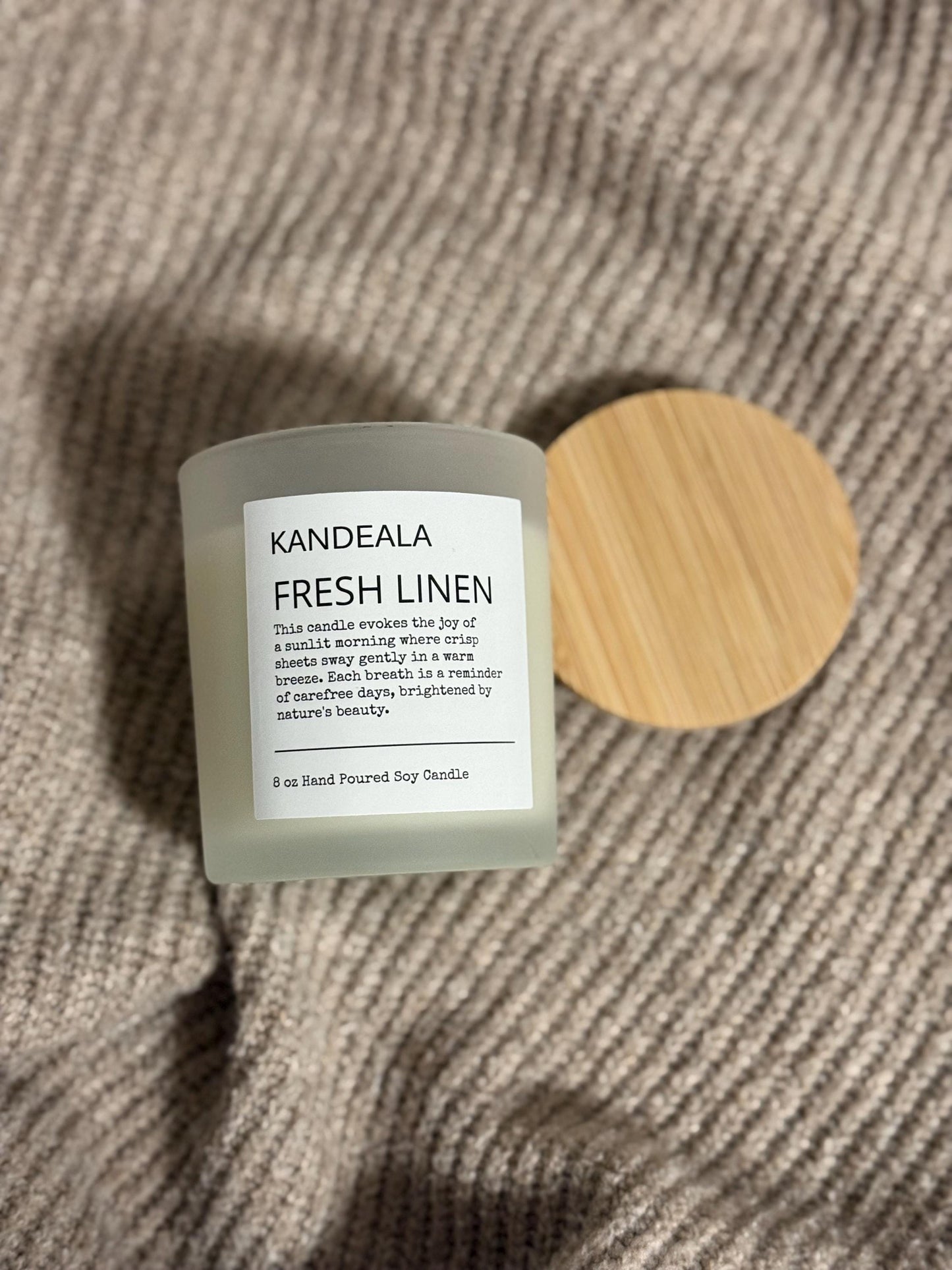 Fresh Linen 8 oz - gift for her, gift for him, holiday gift, birthday gift, housewarming gift