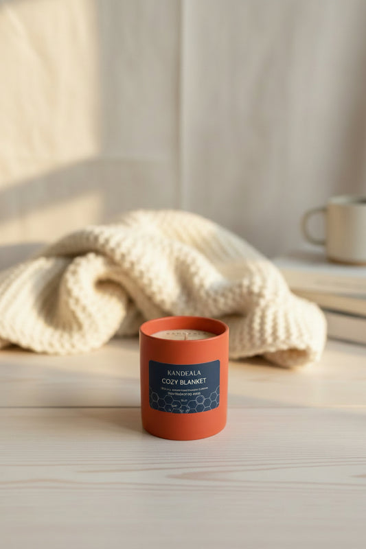 Cozy Blanket Soy Candle (12 oz) - Wrapped in warmth — comfort you can light.
