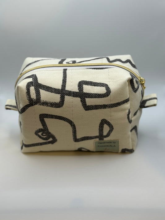 Ellie Cream Carry-All Pouch (Mini)