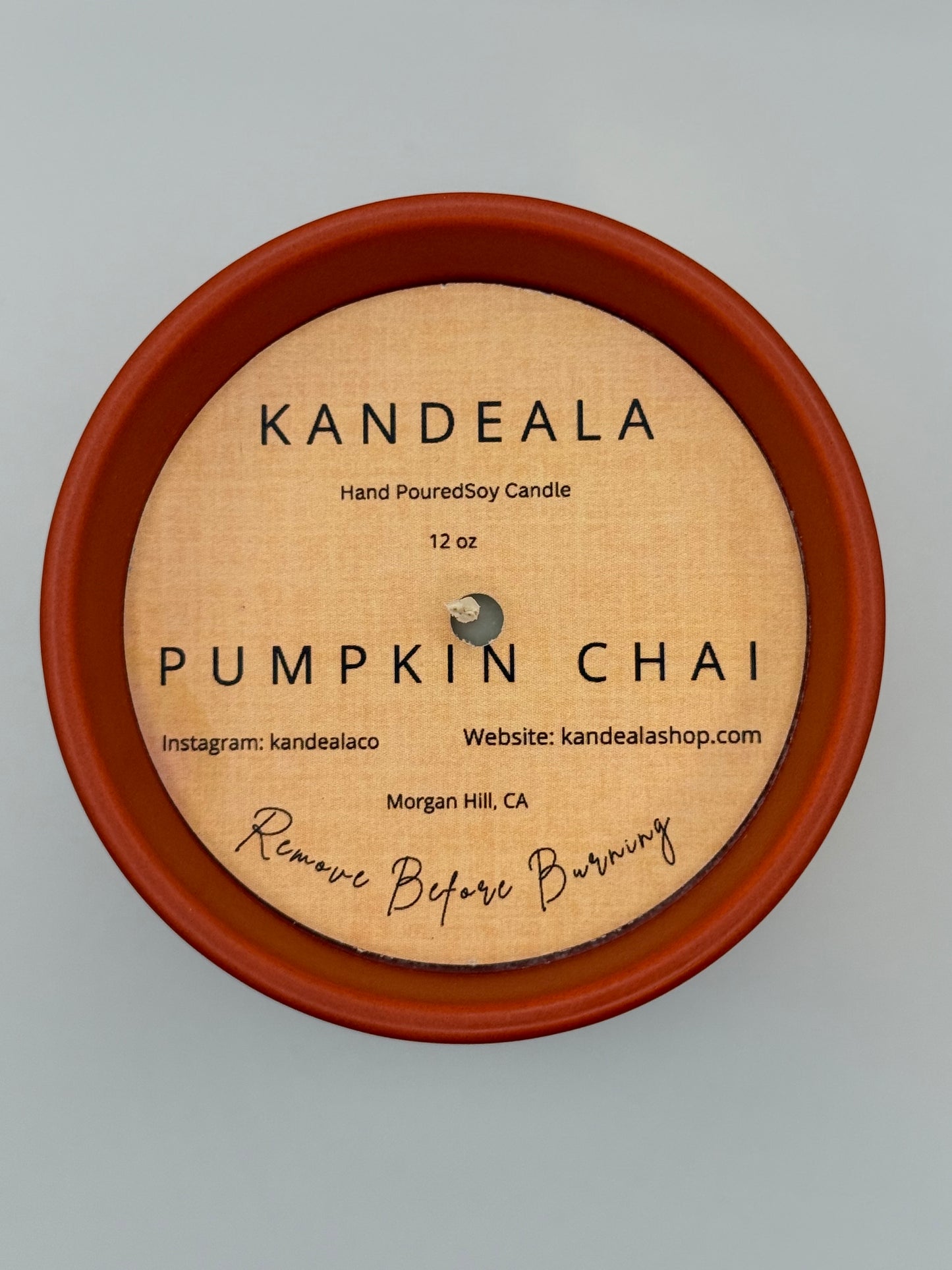 Pumpkin Chai Soy Candle – Warm Autumn Comfort & Cozy Home Vibes