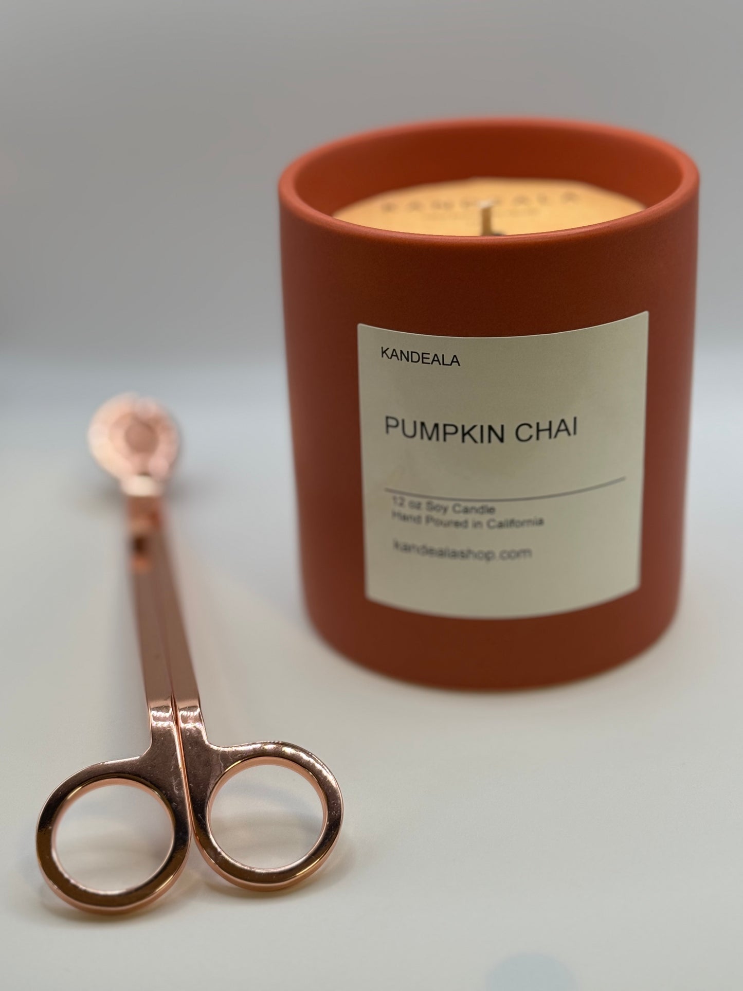 Pumpkin Chai Soy Candle – Warm Autumn Comfort & Cozy Home Vibes