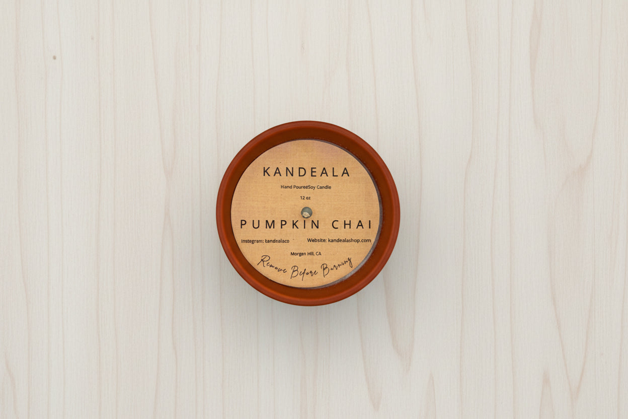 Pumpkin Chai Soy Candle – Warm Autumn Comfort & Cozy Home Vibes