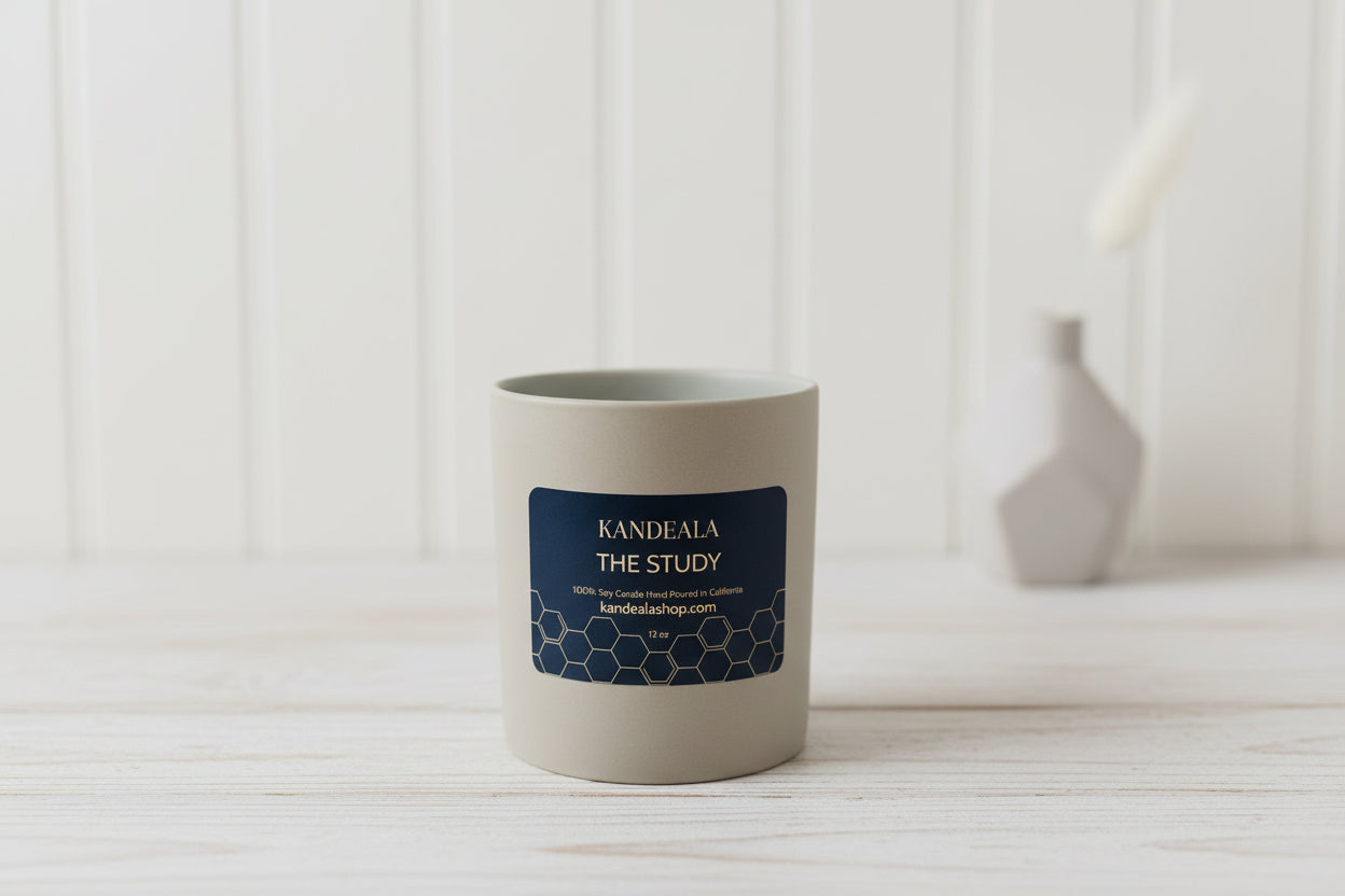 The Study Soy Candle - Old World Study Atmosphere