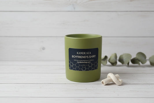 Boyfriend’s Shirt Soy Candle - Soft, Familiar Comfort