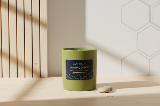 Hunting Lodge Soy Candle - Rustic Woods & Lodge Atmosphere