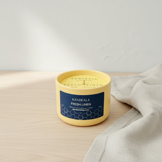 Fresh Linen Soy Candle (5 oz) -  Clean Comfort & Everyday Calm