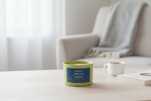 Warm Hug Soy Candle (5 oz) - Cozy Comfort & Calming Atmosphere