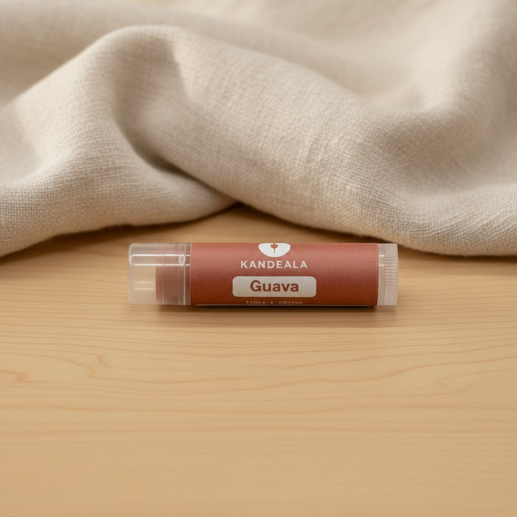 Guava tinted lip balm