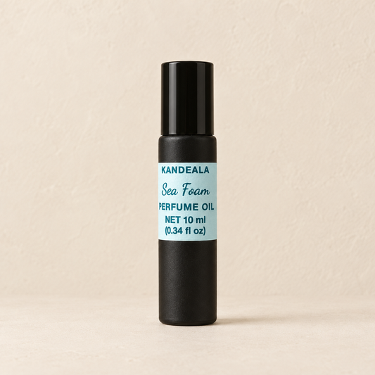 Sea Foam roll-on perfume oil product shot
