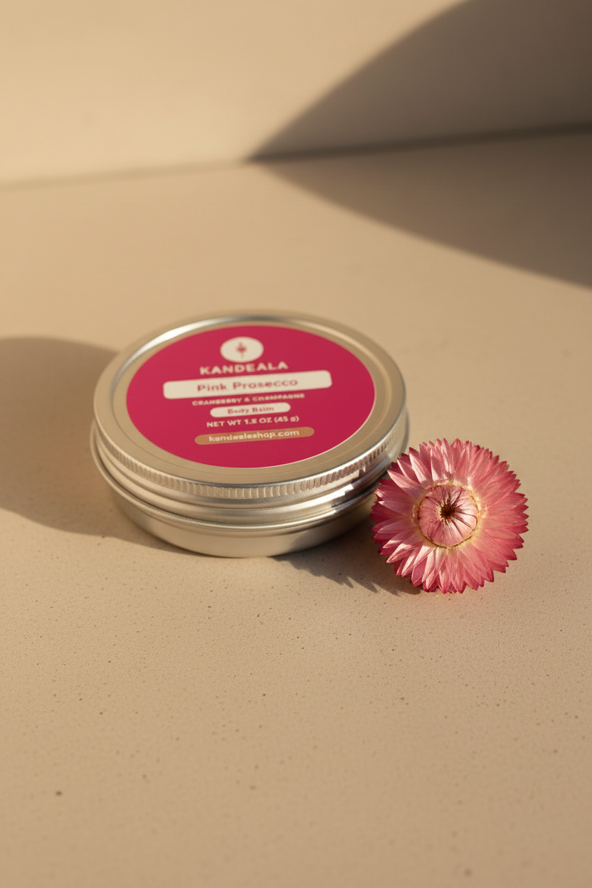 Pink Prosecco Body Balm Set 3